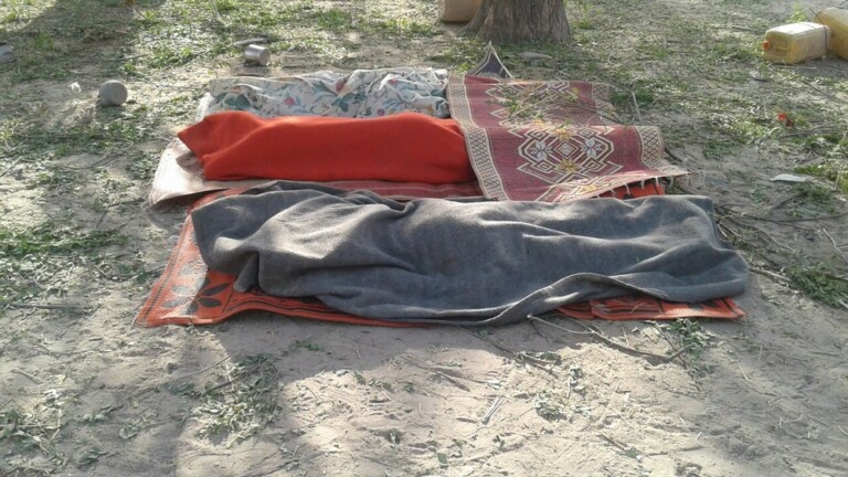 Victims of bombing on a displaced camp in Rann, Nigeria