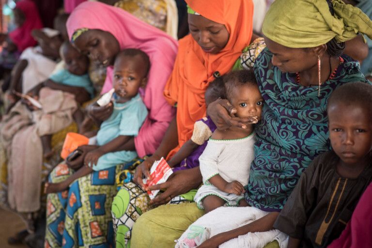 Nutrition centres in Maiduguri