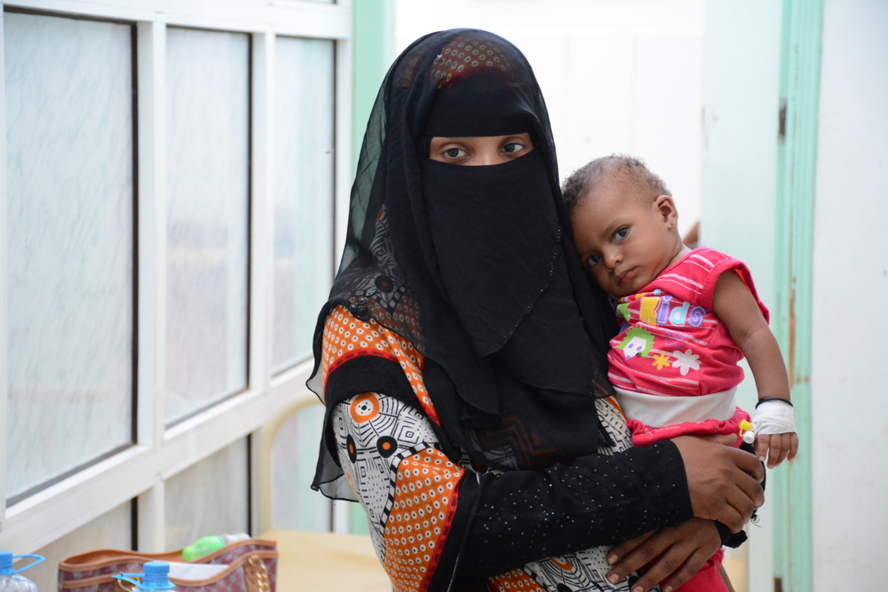 MSF supported cholera treatment center in Al-Sadaqa hospital, Aden, Yemen