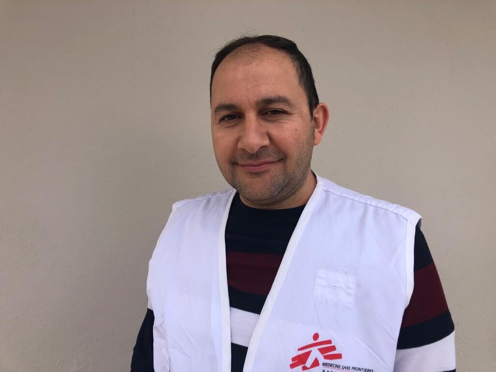 Ahmed Rahmo, coordinador de proyectos de MSF a cargo de la región de Idlib y con sede en Gaziantep, Turquía