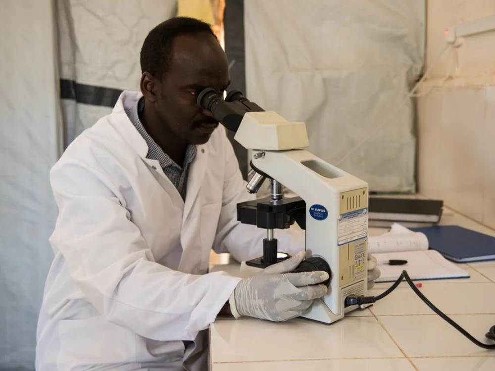 Actividades de Kala Azar en el hospital Tabarak Allah, Gedaref, Sudán. © MSF/Halla Osman