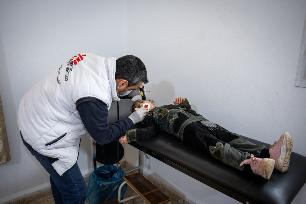 El equipo médico de MSF apoya al centro de atención primaria de salud de Mashhad Rohin, en el norte de Idlib.