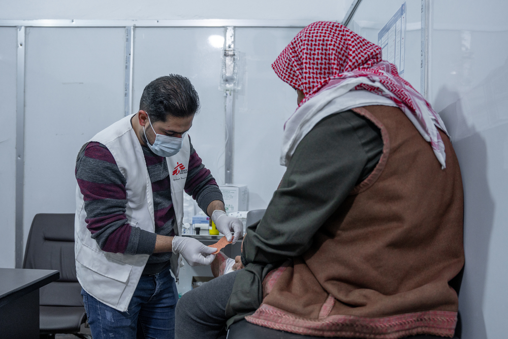 El equipo médico de MSF apoya al centro de atención primaria de salud de Mashhad Rohin, en el norte de Idlib.