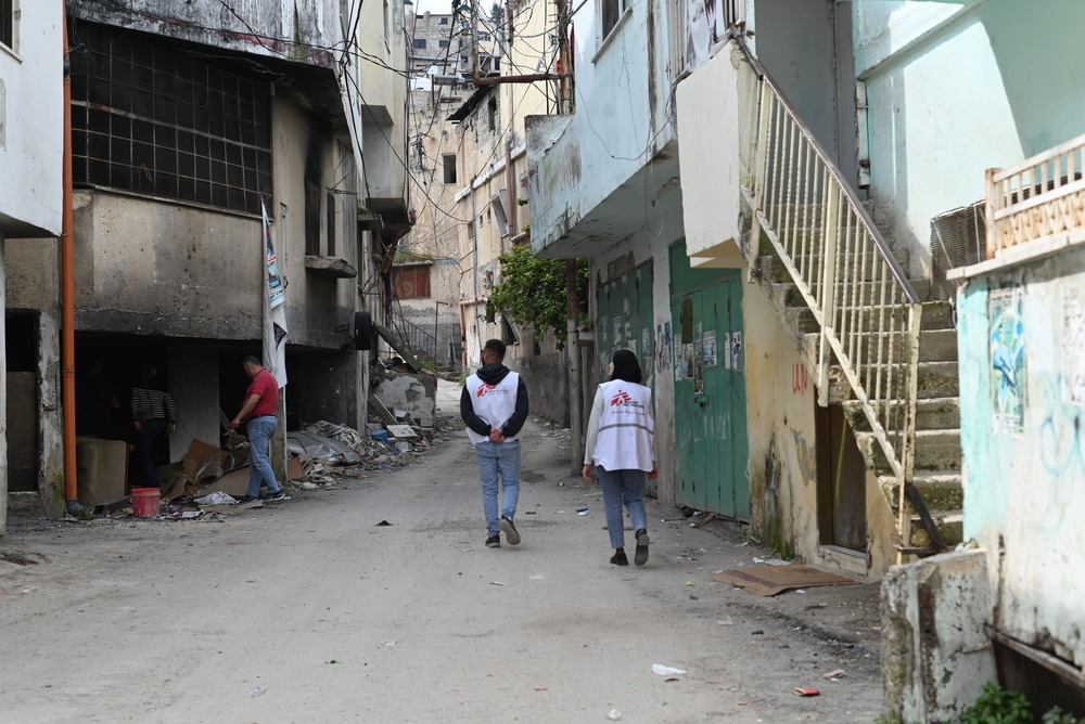 MSF: Los palestinos enfrentan un aumento de la violencia extrema y las restricciones en Cisjordania