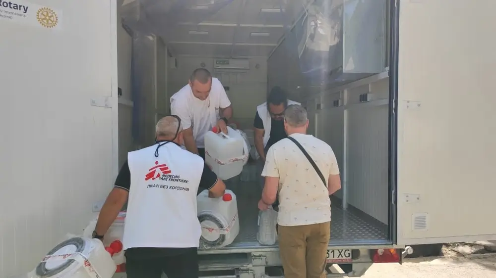 Médicos Sin Fronteras continuamos apoyando a la población un año después del accidente de la presa en Ucrania