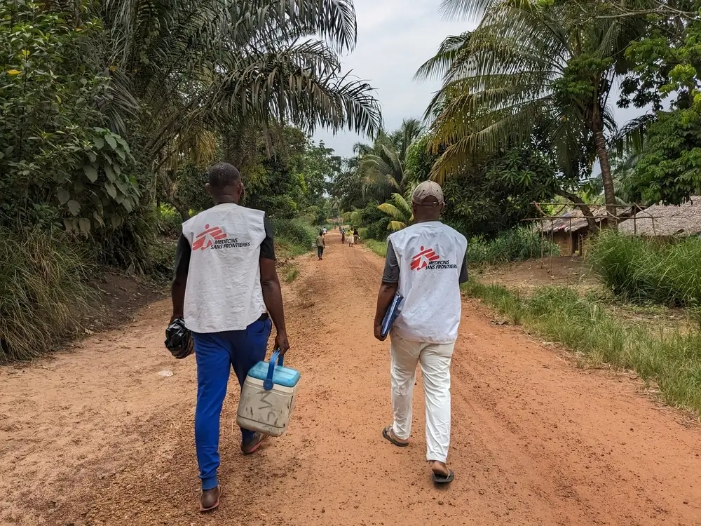Respuesta de MSF al brote de sarampión en RDC.