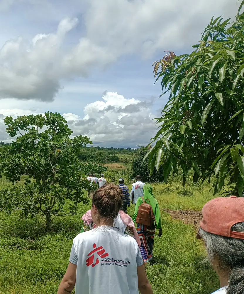 Personal de Médicos SIn Fronteras visitan comunidades en nampula,Mozambique.