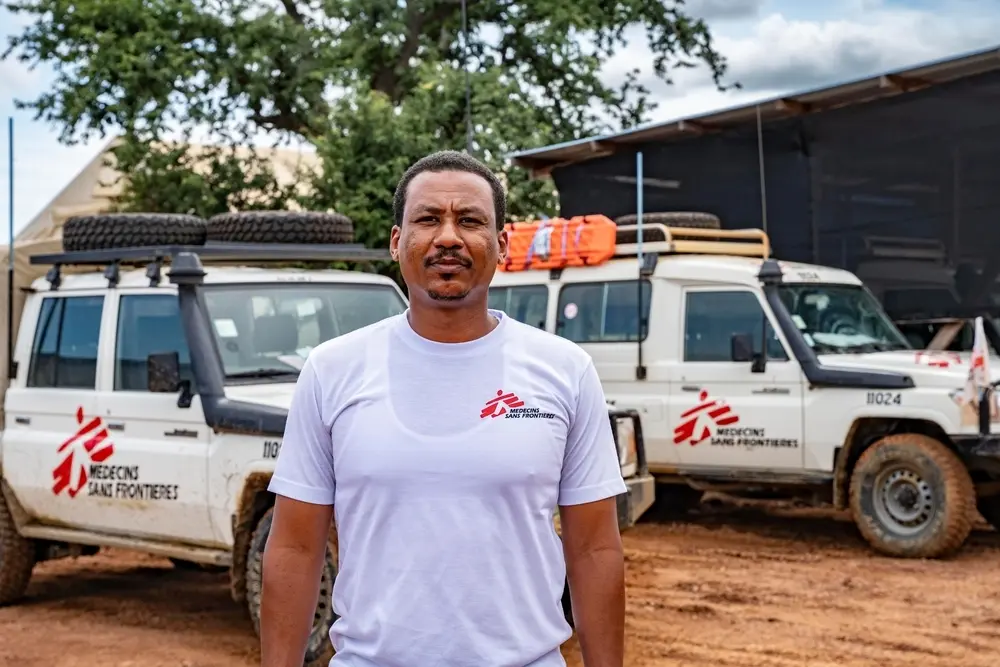 El Dr Bashir, integrante de Médicos Sin Fronteras en Sudán.