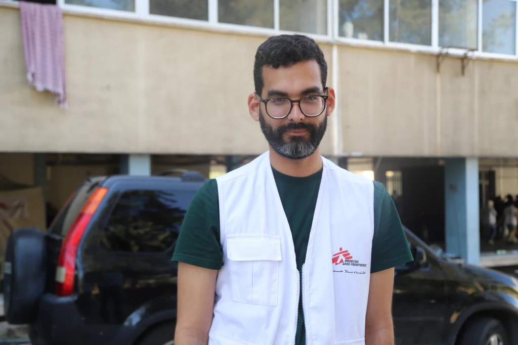 Luis Montenegro, médico nicaragüense que trabaja con Médicos Sin Fronteras en Líbano.