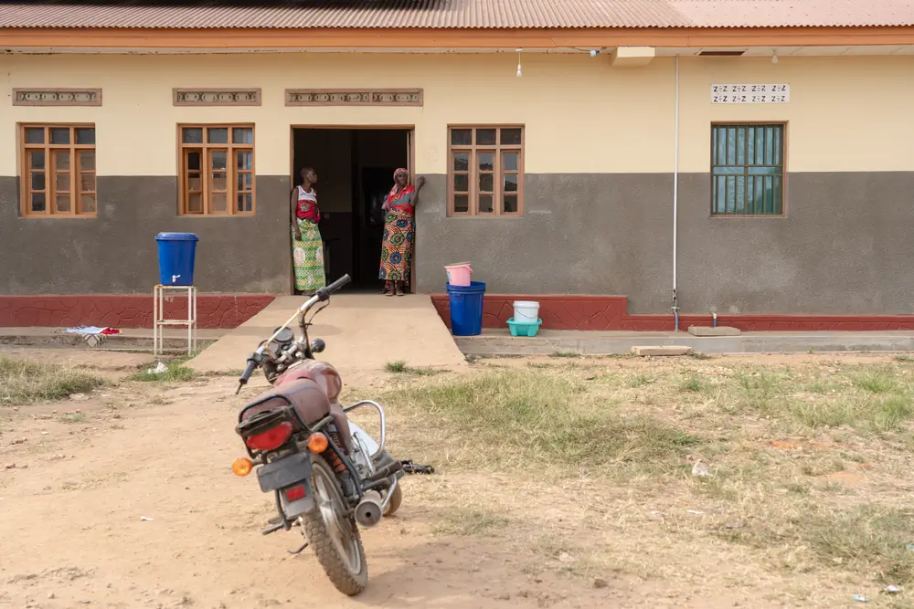 Vista desde el Hospital General de Angumu, República Democrática del Congo.