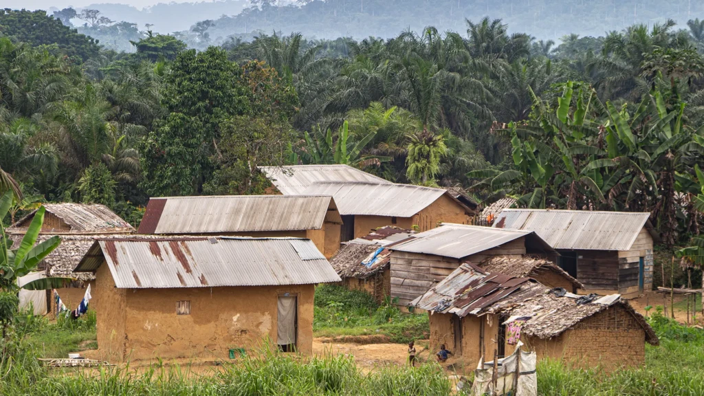 Vista del territorio de Walikale, a 135 km de Goma, capital de la provincia de Kivu del Norte en la República Democrática del Congo (RDC).