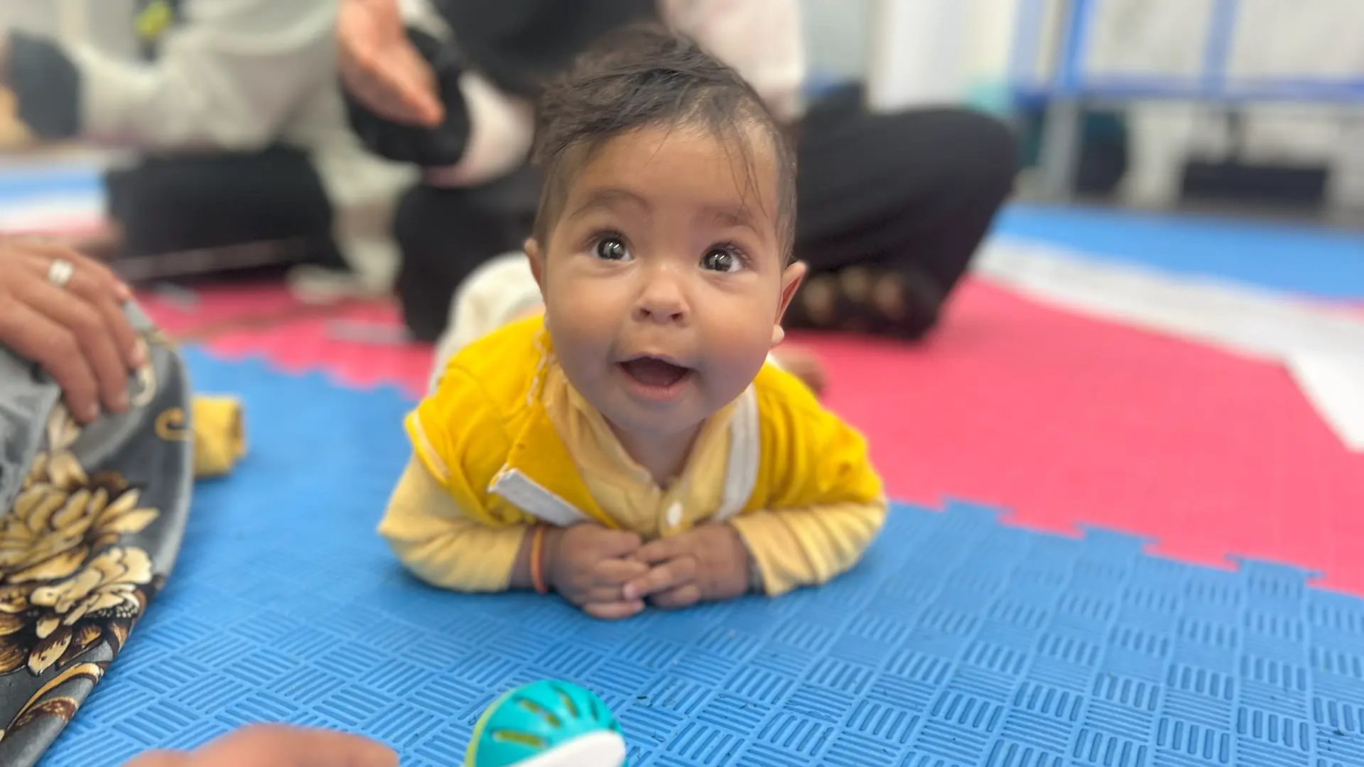 Actividades de rehabilitación pediátrica en Haydan, Yemen. 