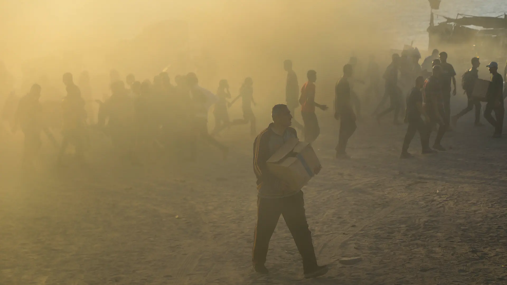 Los centros de distribución operados por la FHG se encuentran en zonas bajo pleno control militar israelí y protegidos por contratistas armados estadounidenses.