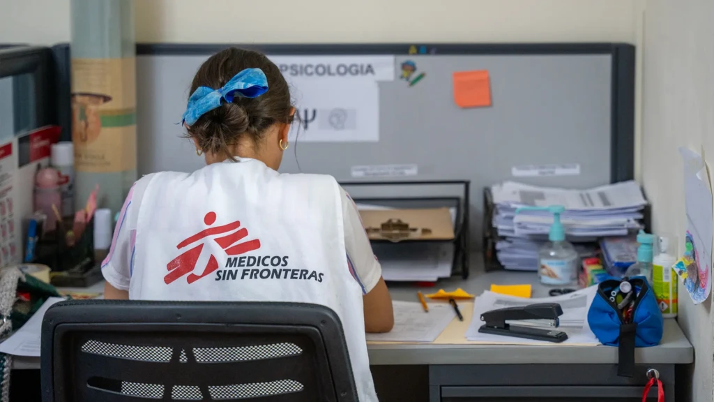 Equipo de salud mental de MSF en Honduras.
