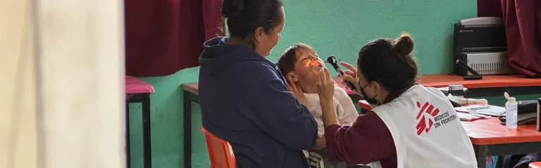 Una de las actividades fundamentales del proyecto fue la promoción de la salud en comunidades rurales remotas, como San Matero. Hidalgo.
