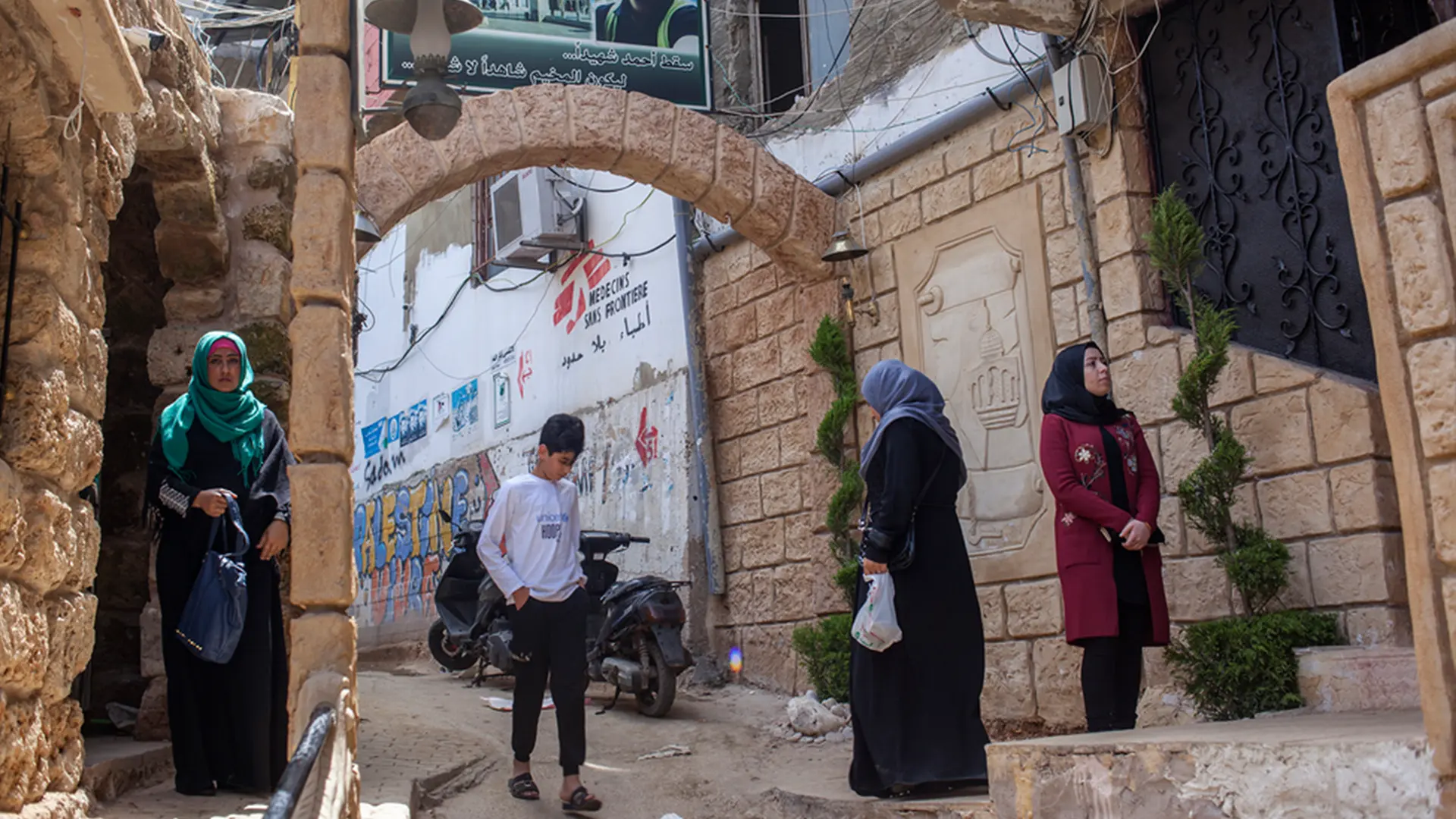 MSF Brinda atención integral de salud sexual y reproductiva en el campo de Bourj Al Barajneh, en el sur de Beirut, Líbano.