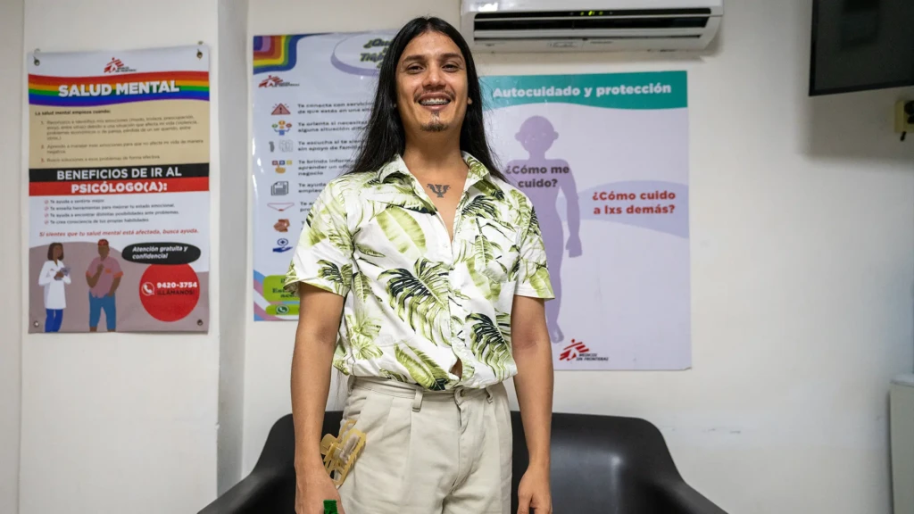 "Necesitamos eliminar el estigma", dice Osman, paciente de la clínica de MSF en San Pedro Sula, Honduras.