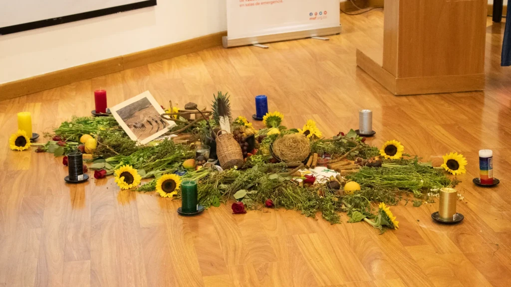 Consejo Comunitario Bajo Calima, en el encuentro presencial en Bogotá.