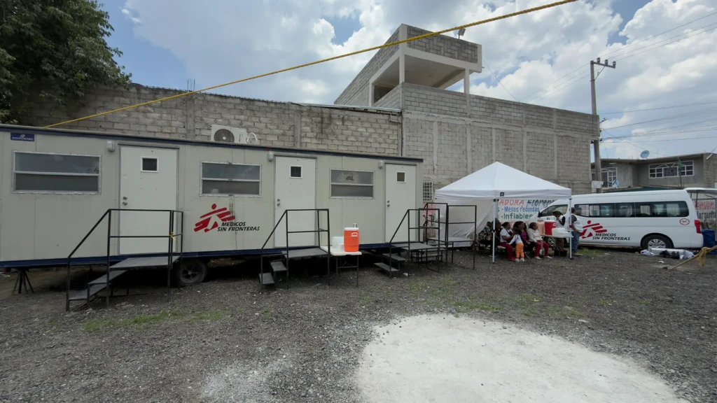 Vista de la clínica de MSF en Chalco, Estado de México. © MSF