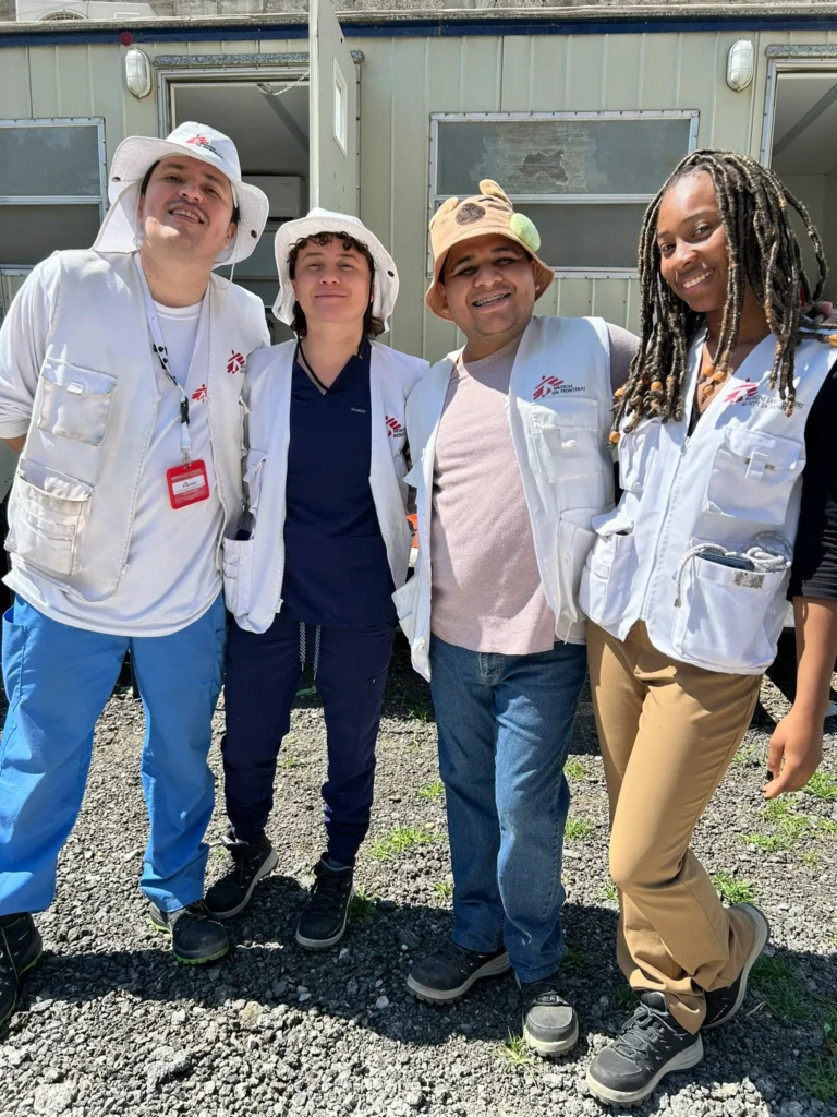 Equipo de MSF en la clínica de Chalco, Estado de México.