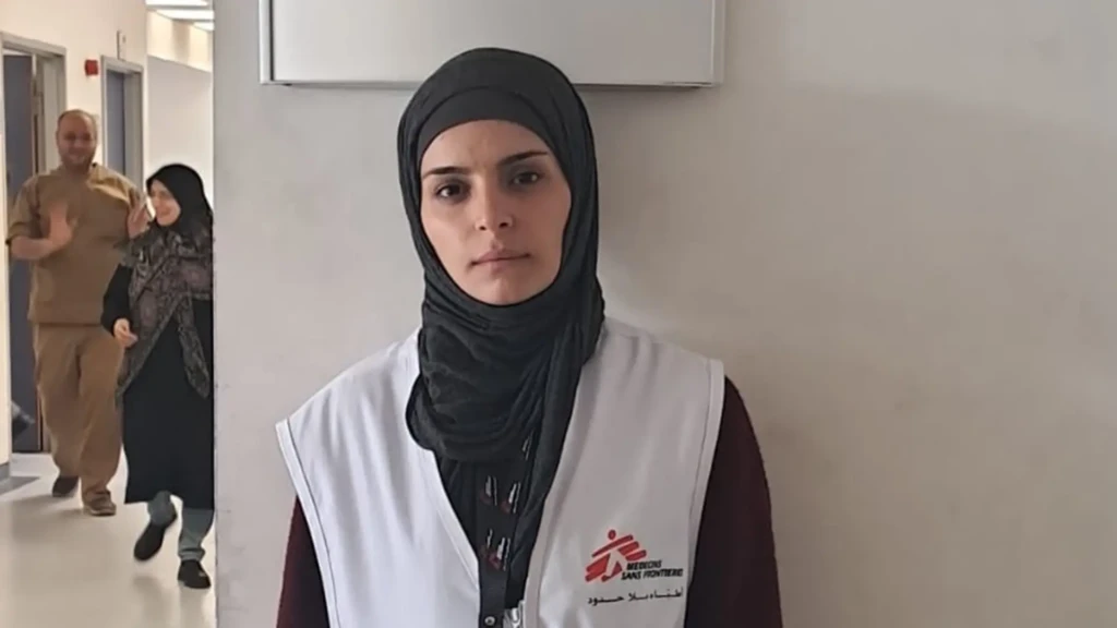 Safa Bleik, enfermera y coordinadora médica adjunta de MSF en Beirut.