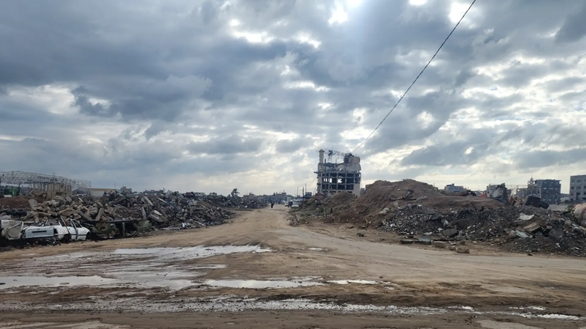 Vista de Deir Al-Balah. Gaza, Palestina, febrero de 2026.