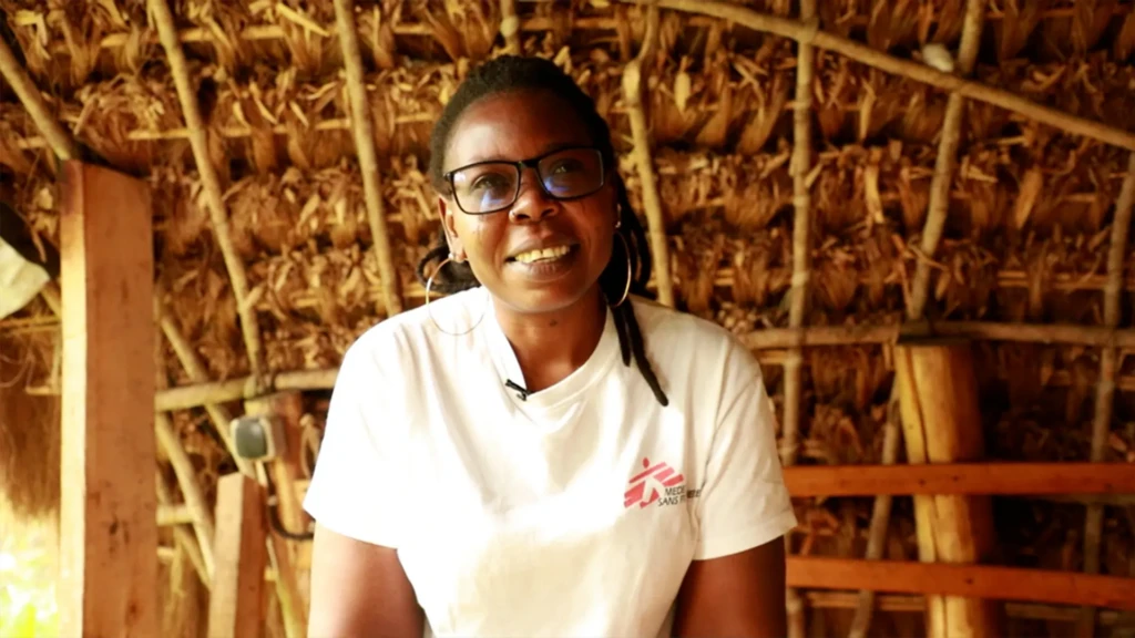 Lidah Fikaoussou Felicite, responsable de actividades de enfermería en RDC.
