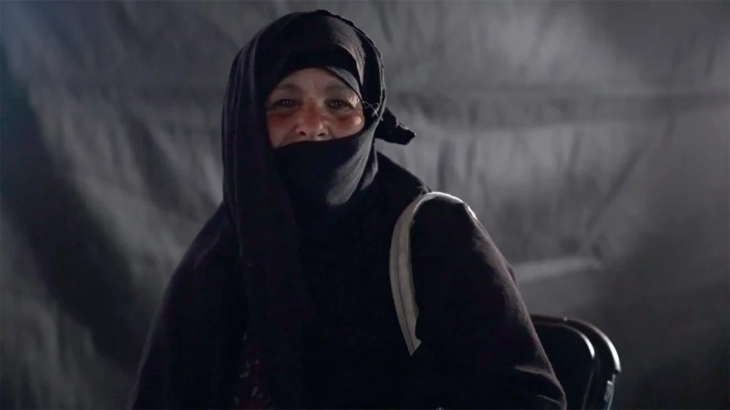 Neama Awad. Resultó herida en 2025 durante una distribución de alimentos por parte de la Fundación Humanitaria de Gaza.