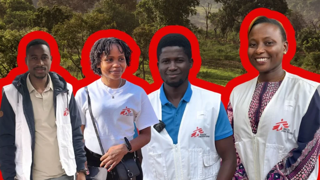 Equipo de MSF en Tanzania.