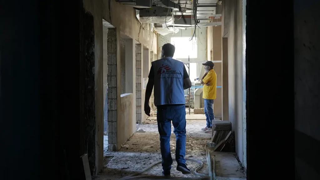 Construcción de una Unidad de Cuidados Intensivos Pediátricos (UCIP) en el Hospital Gubernamental Baalbek en la Bekaa, Líbano, con el apoyo de MSF para reforzar el acceso a la atención pediátrica