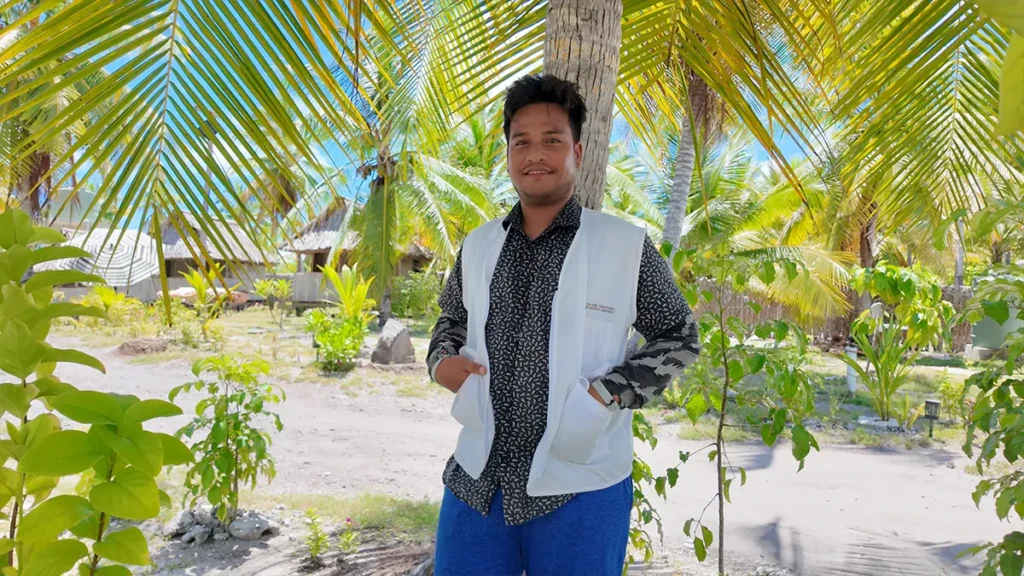 Mila Tirikai, supervisor de agua y saneamiento (WASH) de MSF en Kiribati.