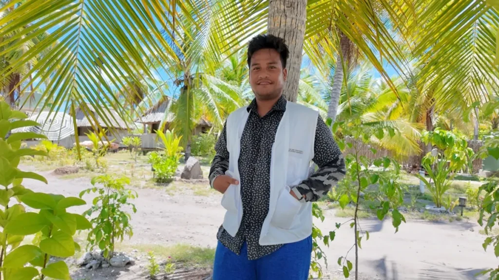 Supervisor de agua y saneamiento (WASH) de MSF, Mila Tirikai. Kiribati, 2026.