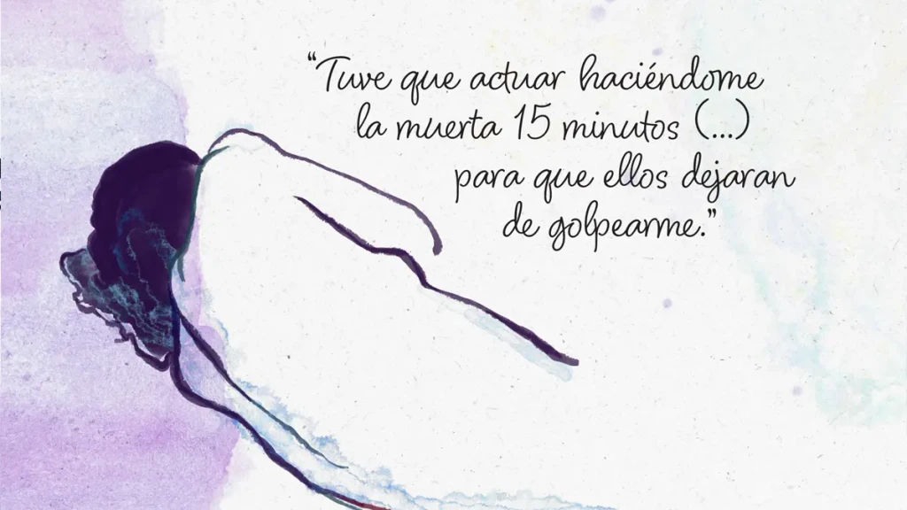 El trauma habla a través del cuerpo. Animación de MSF.