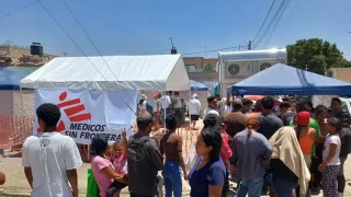 MSF brinda atención de salud primaria a migrantes en La Laguna, al norte de México