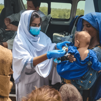 En Baluchistán, Akeela, formó parte de los equipos de MSF que respondieron a la emergencia por inindaciones.