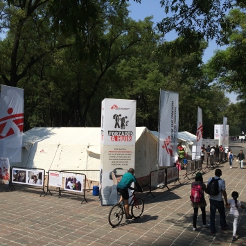 Forzados a Huir en el Bosque de Chapultepec