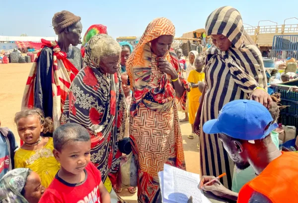 Brindamos atención a persenas desplazadas de Sudá,en Sudán del Sur