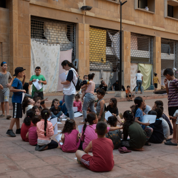 En Beirut, Médicos Sin Fronteras trabaja para ayudar a las personas afectadas por la guerra en Líbano.