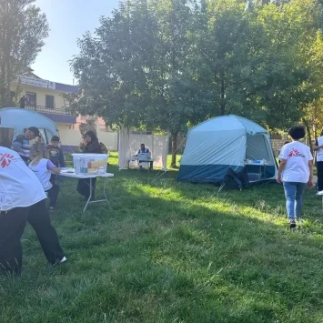 Actividades del equipo de Médicos Sin Fronteras en respuesta al conflicto armado en Líbano.