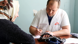 Primary health care in mobile clinics - Mariupol