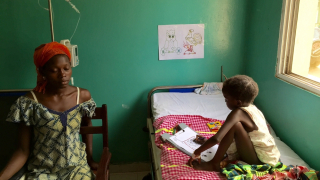 Paediatric care in national hospital in Bissau