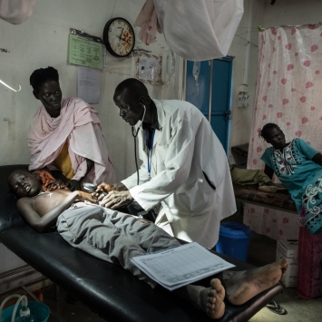 MSF hospital in Agok