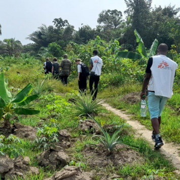 El equipo de salud mental de MSF en Liberia.